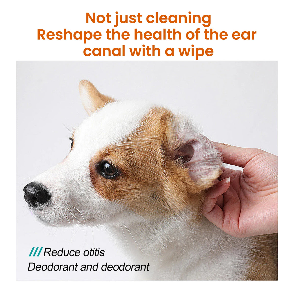 Yegbong Gentle Pet Ear Cleaning Wipes For Dogs And Cats