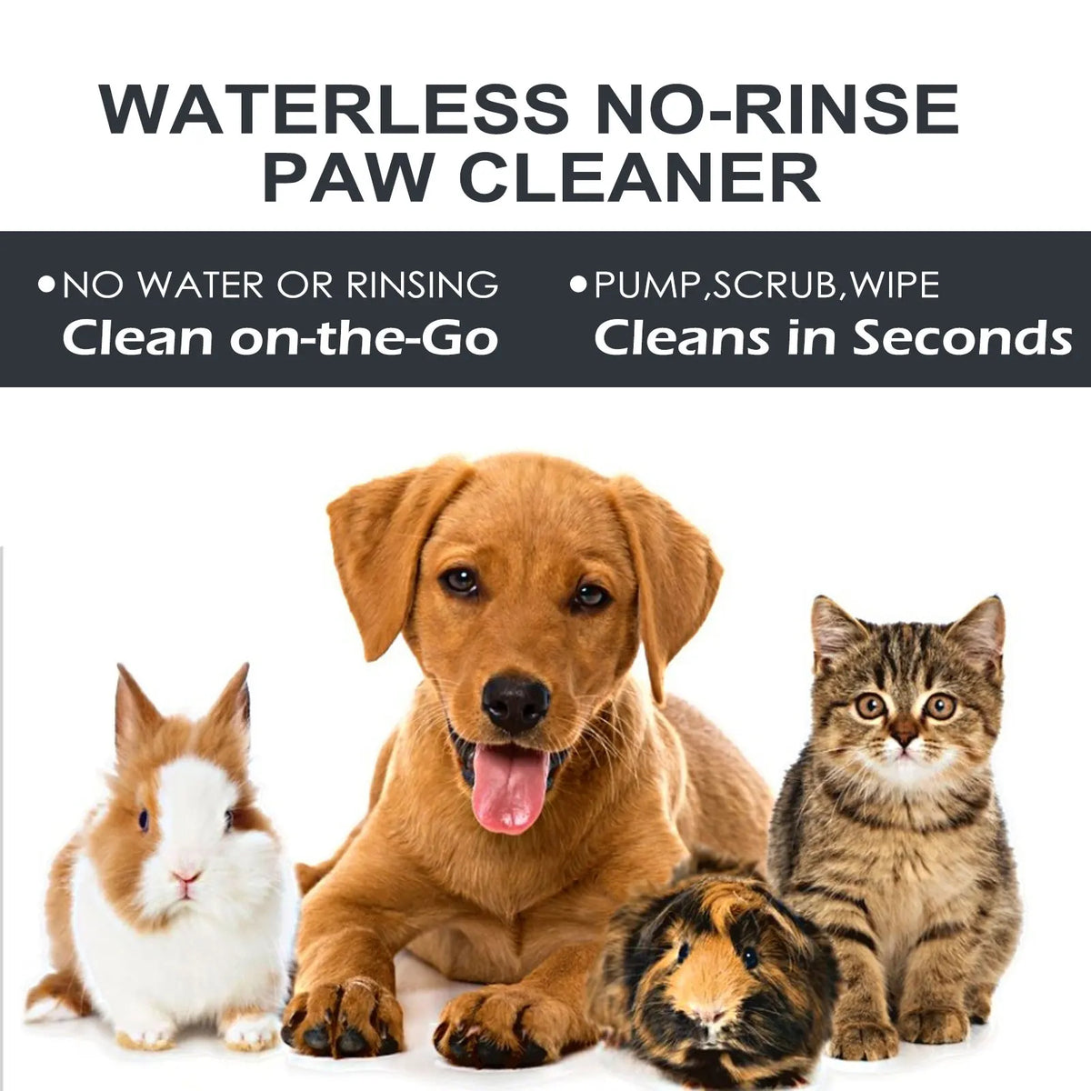 Yegbong Pet Paw Waterless Dry Shampoo Mousse No Rinse