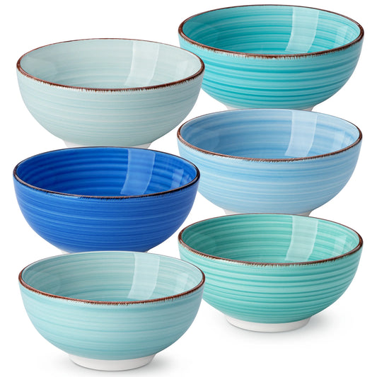 Malacasa Vintage Handpainted Ceramic Serving Bowl Set