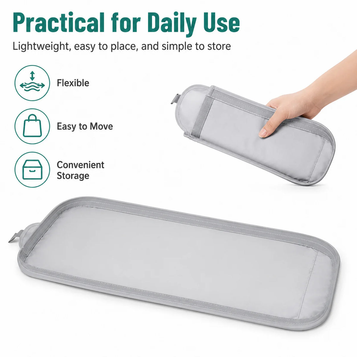 Cat Litter Mat Non Slip Washable Waterproof Sand Catcher Pad