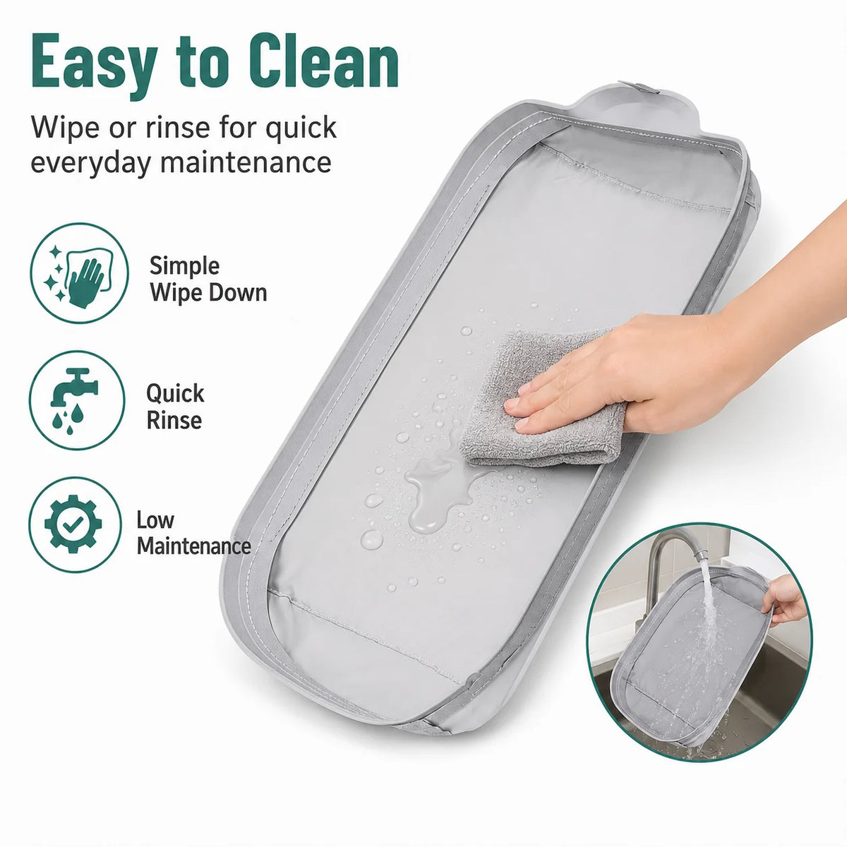 Cat Litter Mat Non Slip Washable Waterproof Sand Catcher Pad