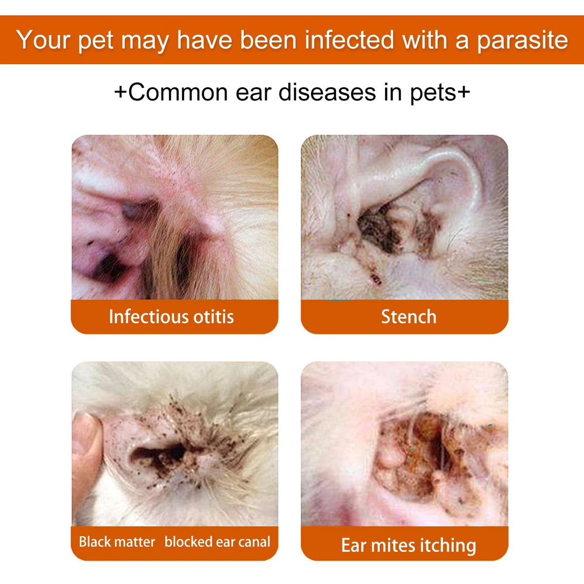 Yegbong Gentle Pet Ear Cleaning Wipes For Dogs And Cats