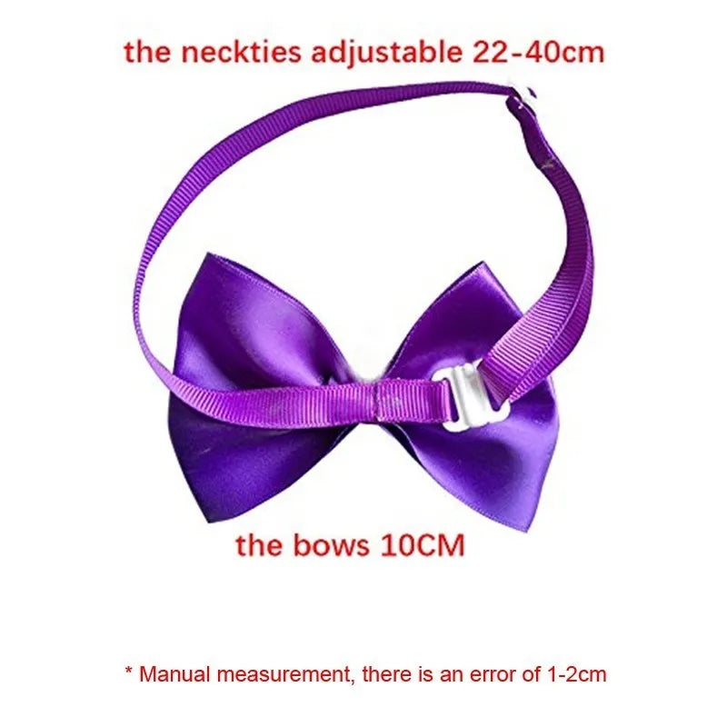 KIYUE Adjustable Pet Bow Tie Collar Accessory For Dogs