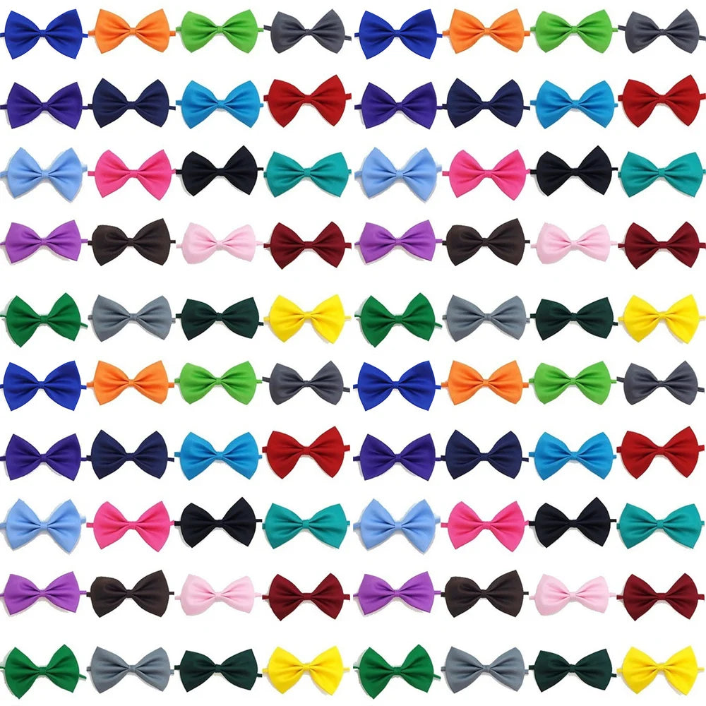KIYUE Adjustable Pet Bow Tie Collar Accessory For Dogs