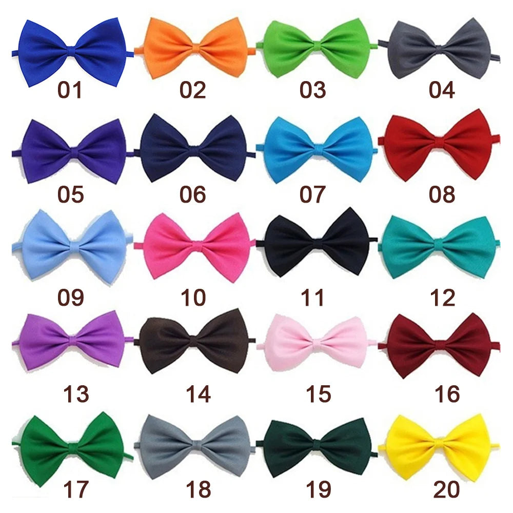 KIYUE Adjustable Pet Bow Tie Collar Accessory For Dogs