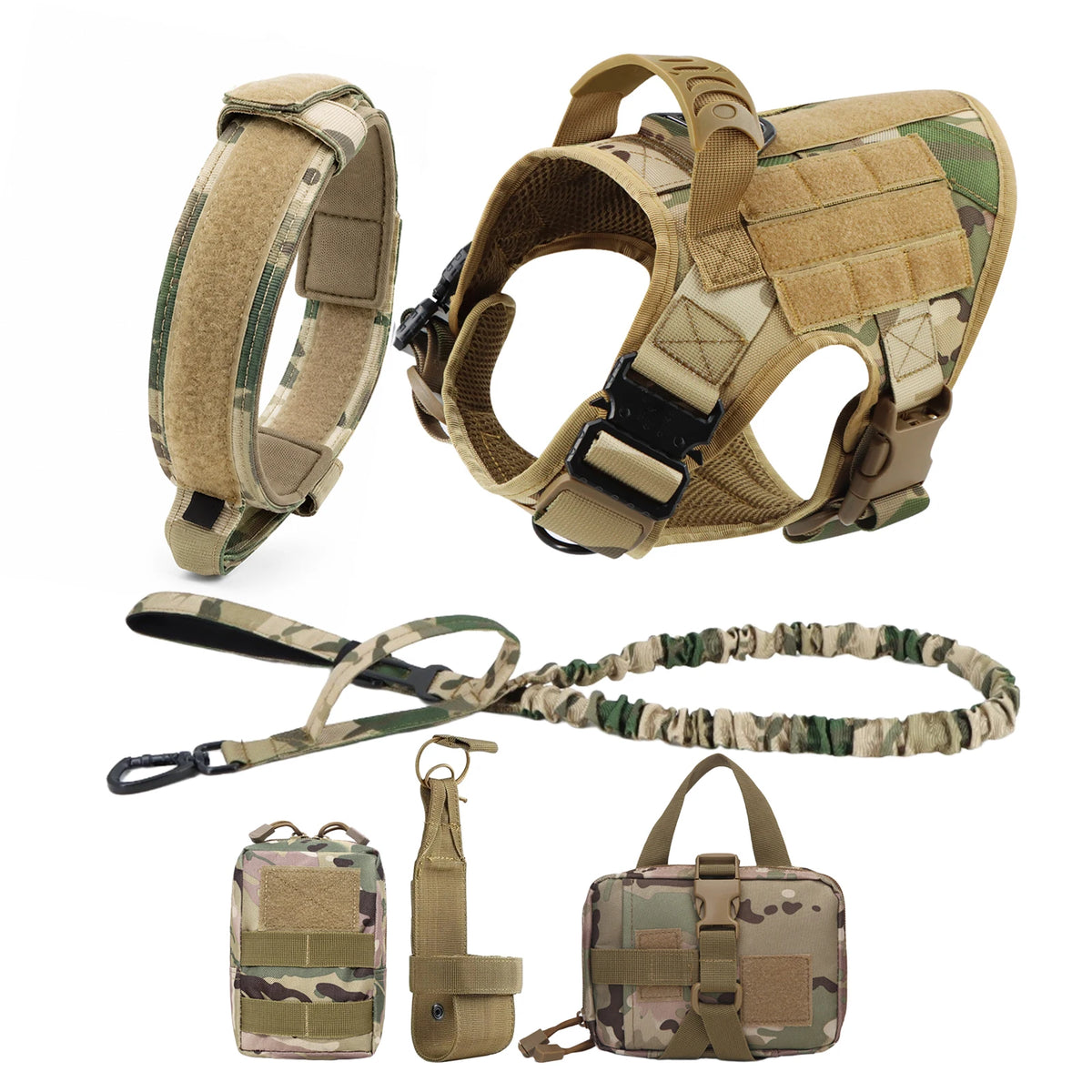 PETRAVEL Padded Dog Harness And Leash Set For Training