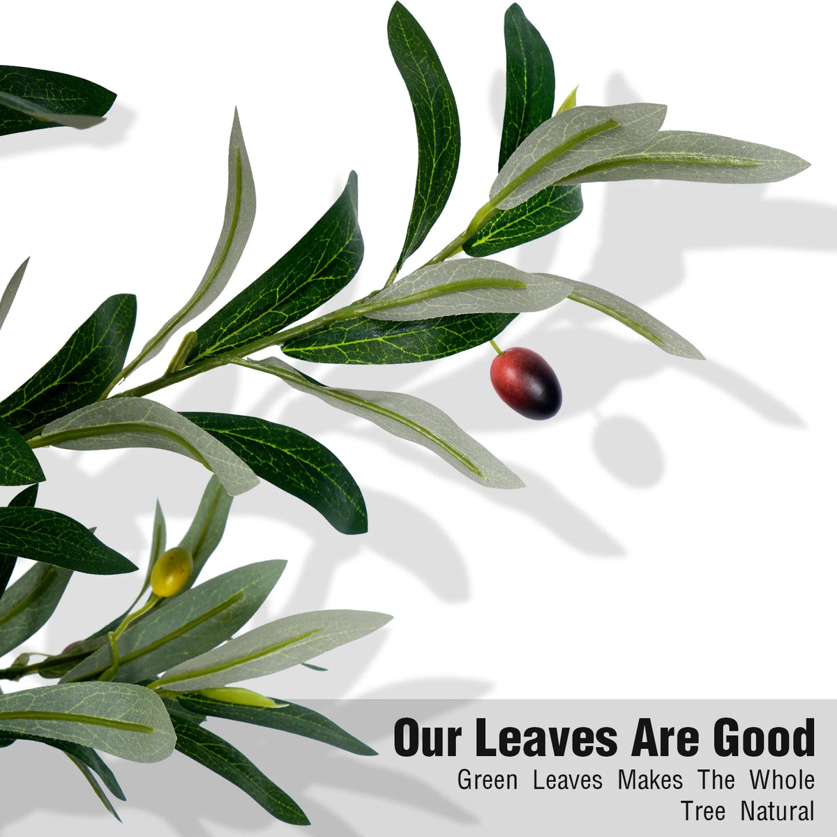 Olitree Artificial Olive Tree With Indoor Pot And Lifelike Fruits