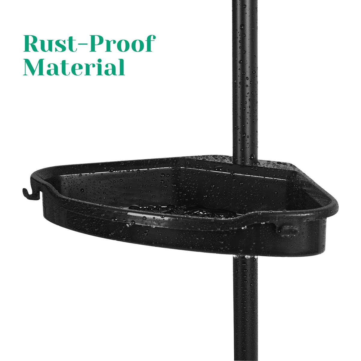 HiMISS Four Tier Corner Shower Caddy Adjustable Bathroom Storage Organizer