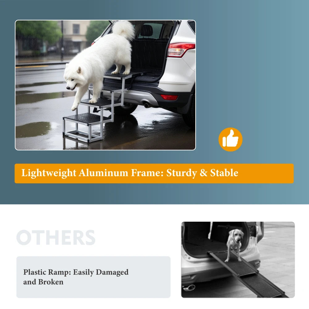 LISM Foldable Heavy Duty Pet Ramp With Non Slip Surface