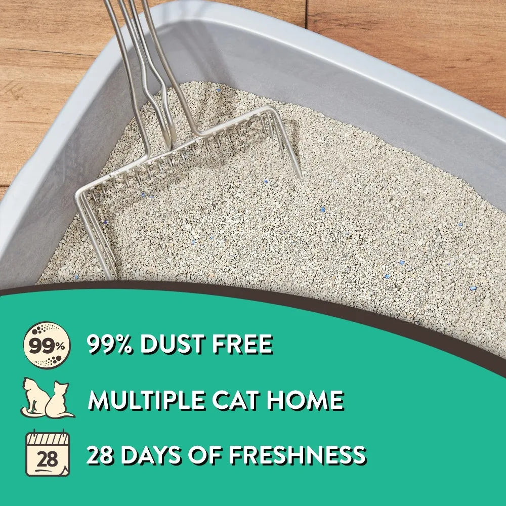 Tight Clumping Cat Litter Fresh Scent Odor Control Clay
