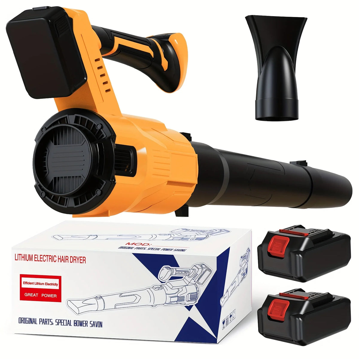 Cordless Electric Leaf Blower With 580 CFM And 160 MPH