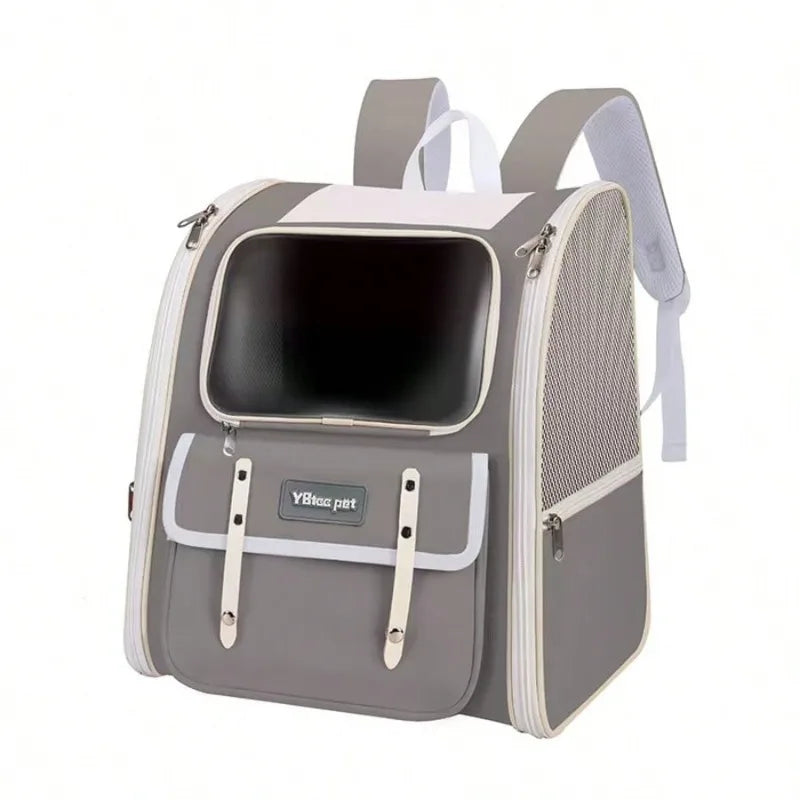 Foldable Breathable Cat Backpack Carrier For Airline Travel