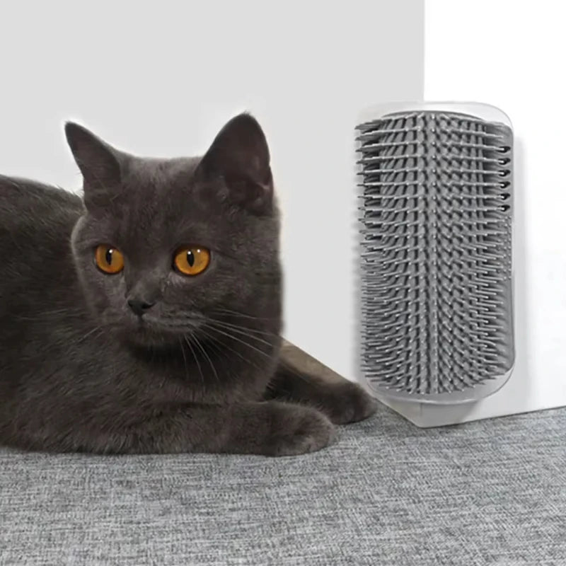 Multi Function Cat Grooming Comb With Corner Scratcher And Catnip