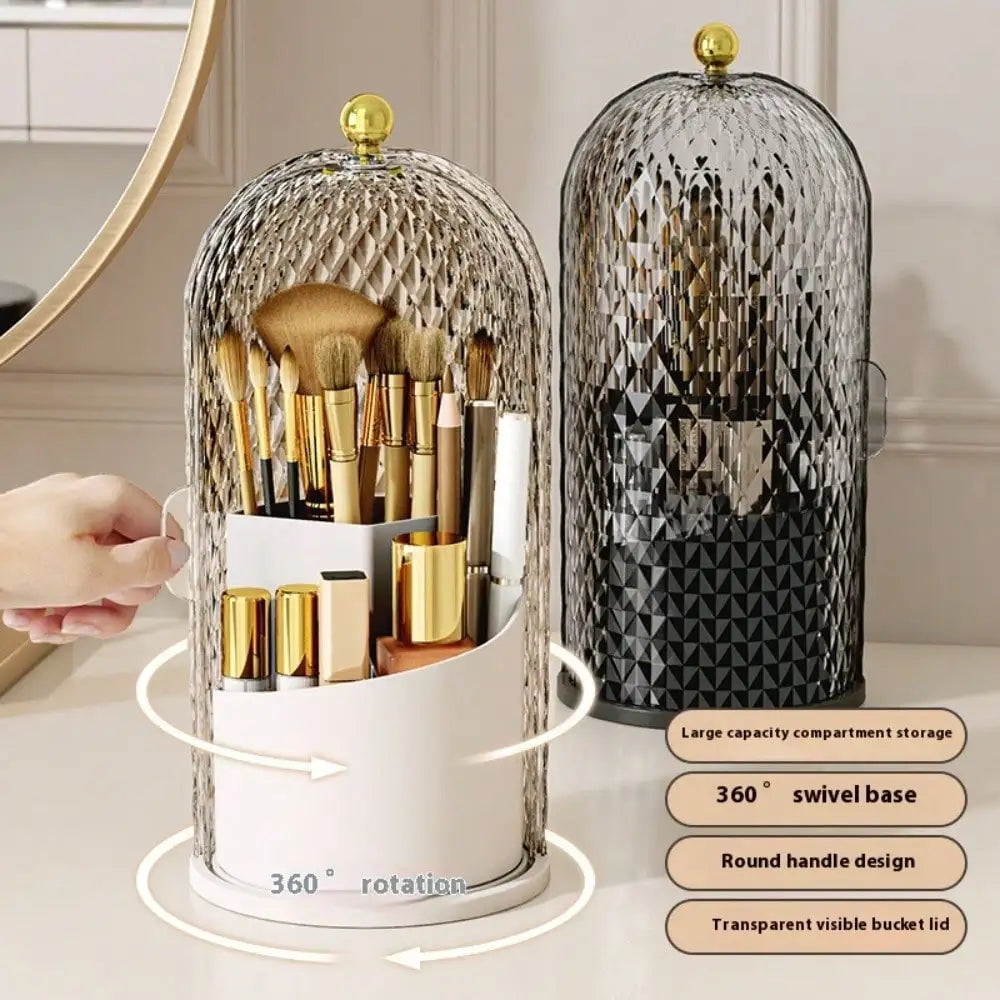 Rotating Versatile Cosmetic Makeup Brush Storage Organizer Holder