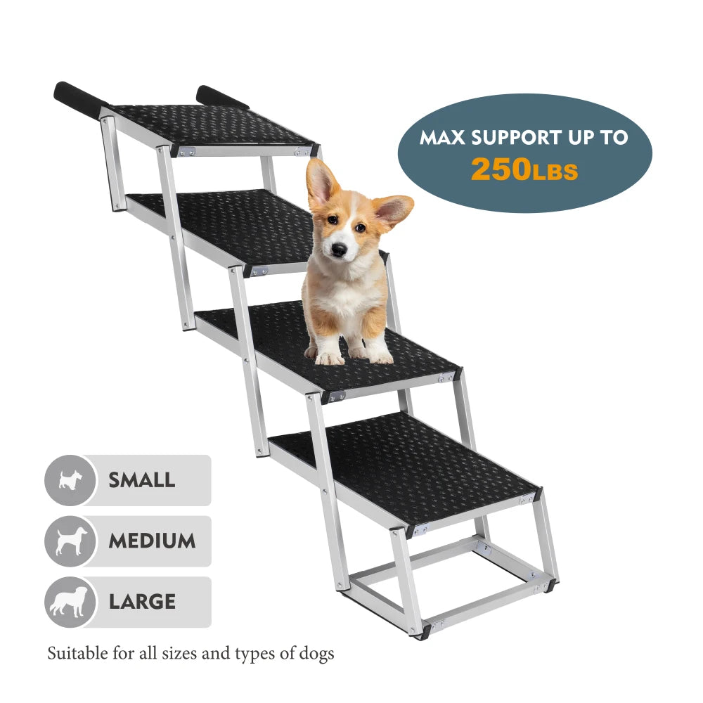 LISM Foldable Heavy Duty Pet Ramp With Non Slip Surface