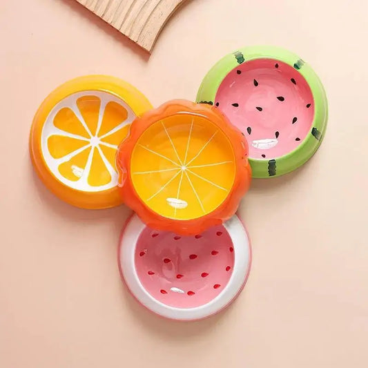 Rounded Slow Feeder Bowl For Cats And Dogs Pet Feeding