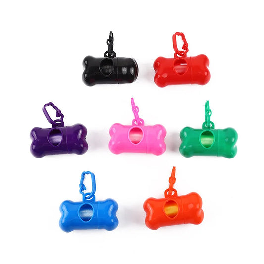 Bone Shaped Portable Pet Waste Bag Dispenser For Dogs