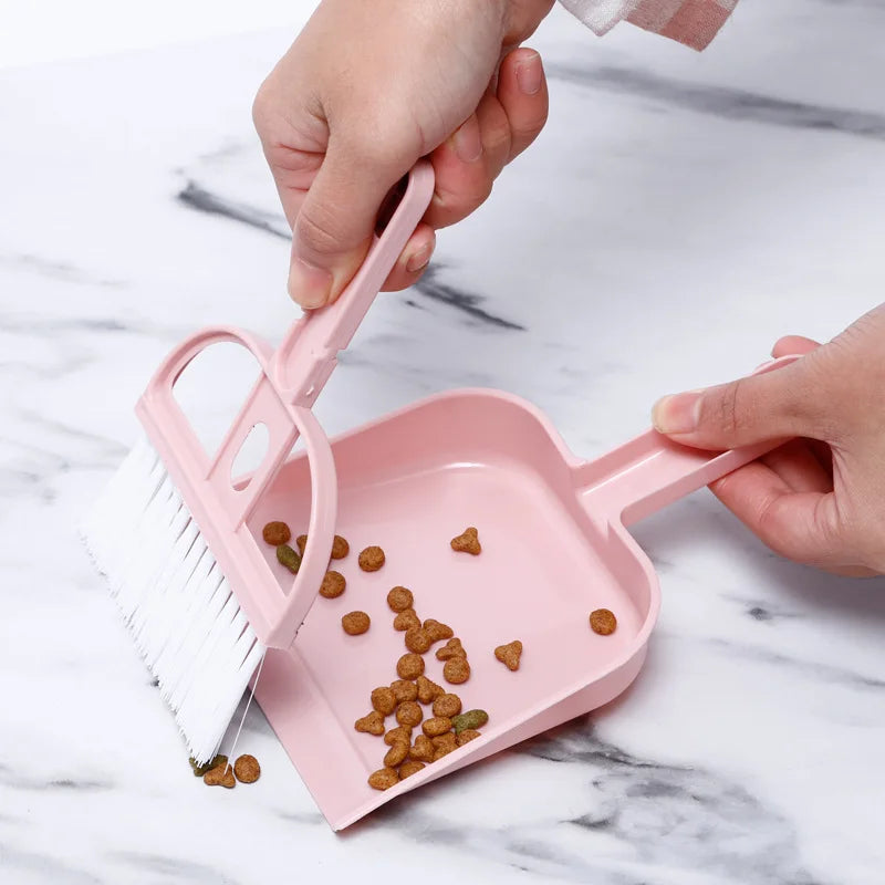 Mini Desk Broom And Dustpan Set For Home Office Cleaning