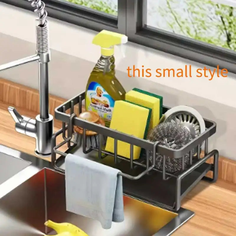 2size 2style storage rack can select for kitchen use This Double Large Metal Carbon Steel Cutlery Rack Is Perfect For Kitchen Countertops. It's Space-Saving And Durable, Featuring Knife, Fork, And Cup Holders, As Well As A Dr
