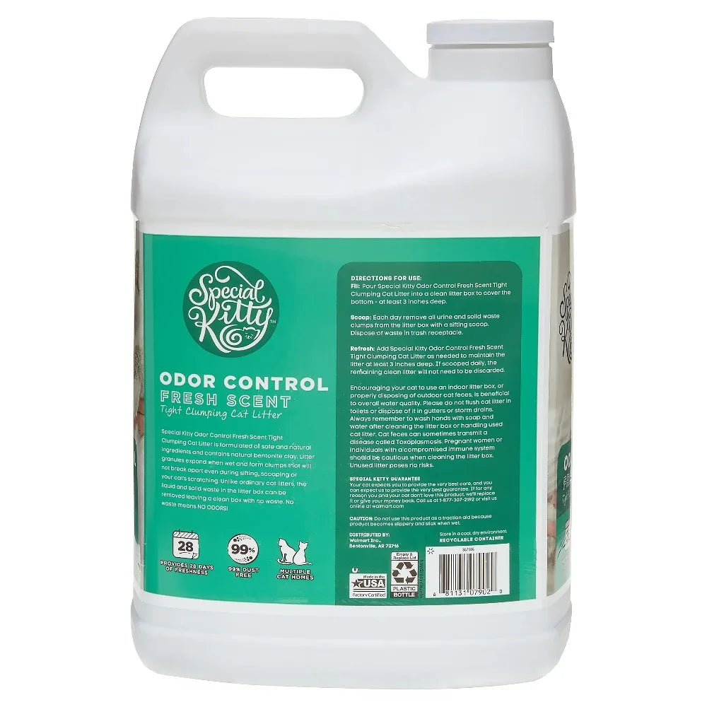 Tight Clumping Cat Litter Fresh Scent Odor Control Clay