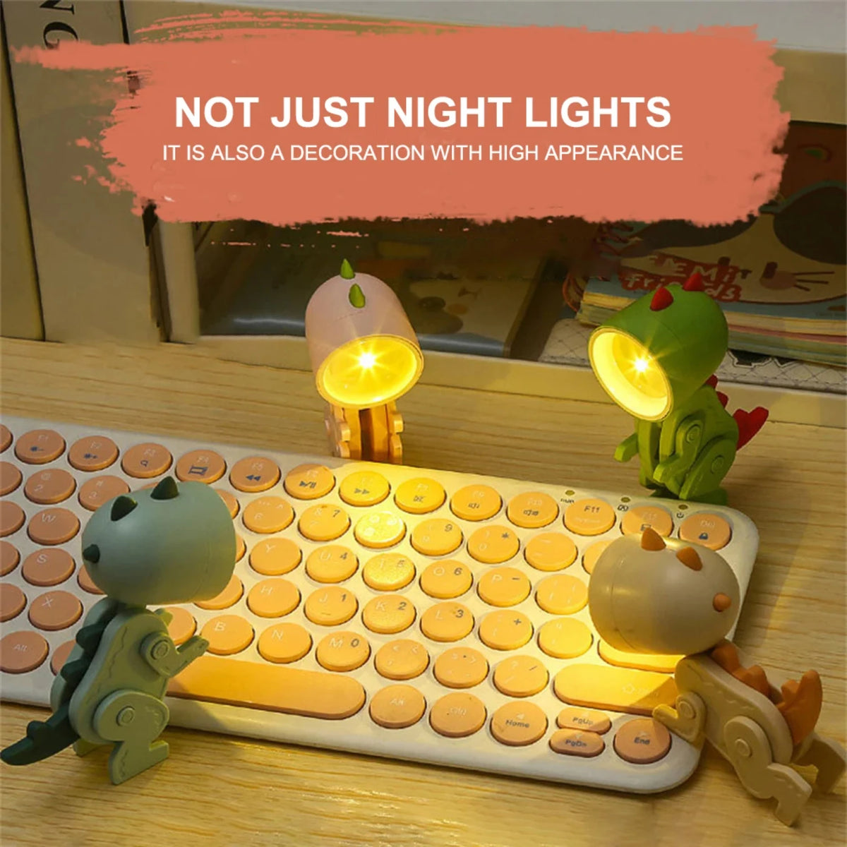 Portable Mini Solar LED Desk Lamp With Dimmable Night Light