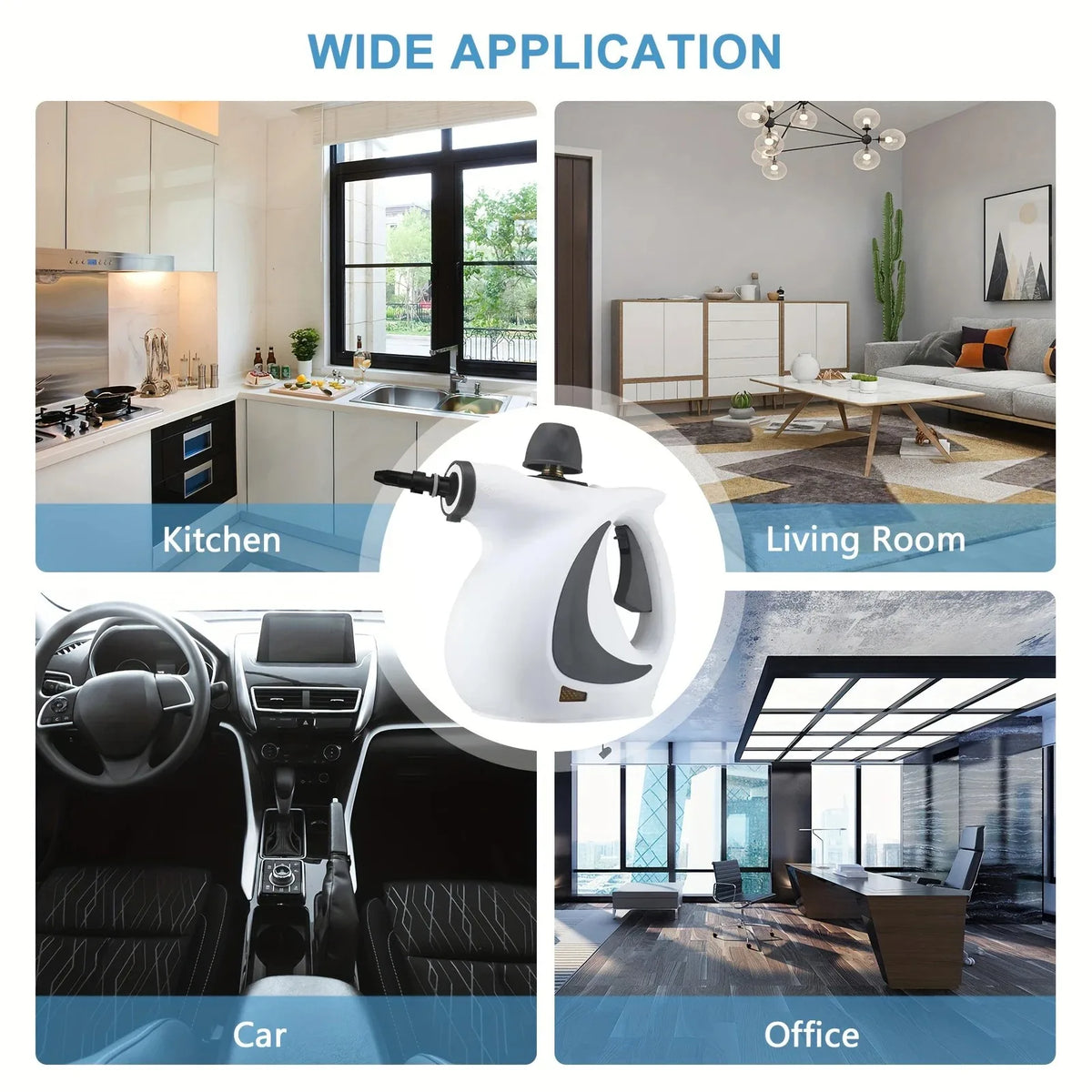 Handheld High Temperature Steam Cleaner for Kitchen Bathroom and Car Cleaning