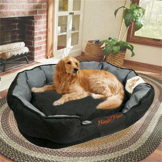 BORWART Orthopedic Waterproof Dog Bed With Removable Washable Cover