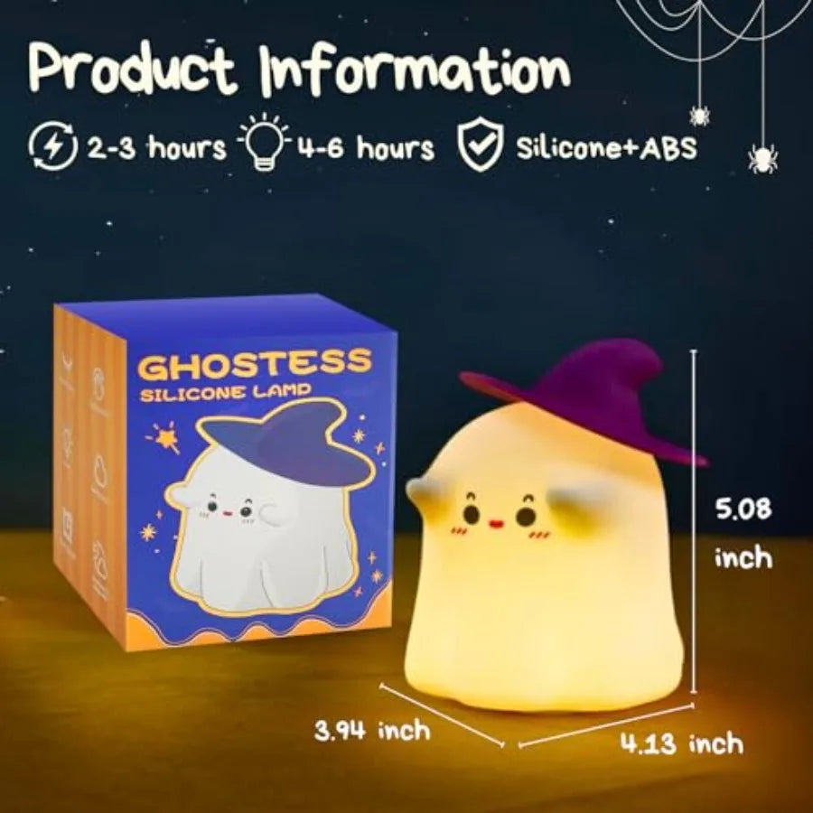 Rechargeable Silicone Decorative Night Lamp With Three Brightness Modes
