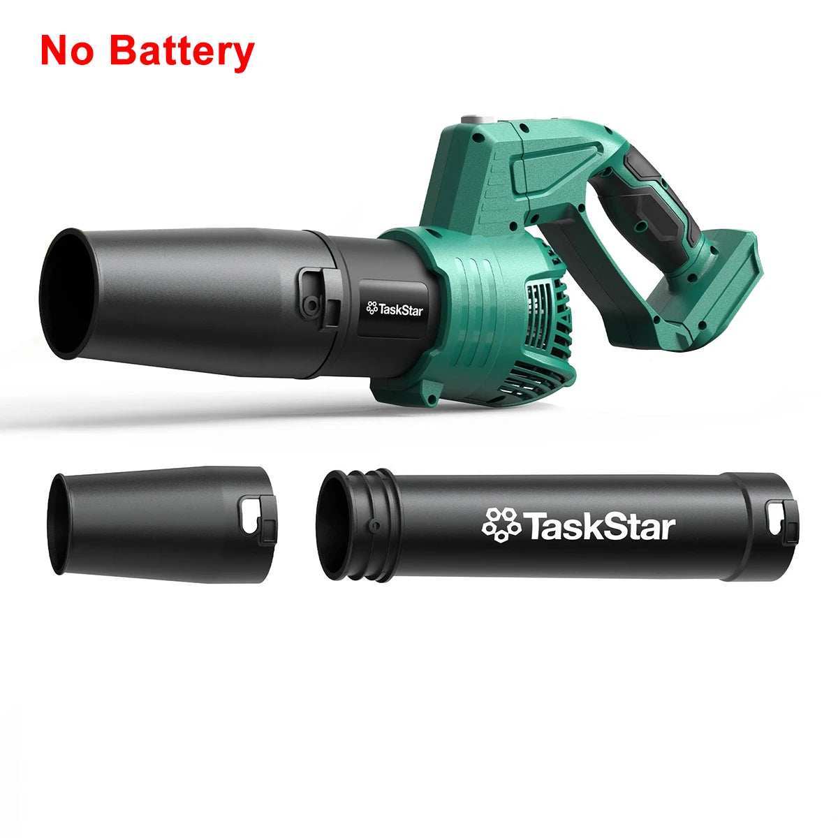 Taskstar 21V Cordless Leaf Blower With 550 CFM Two Batteries
