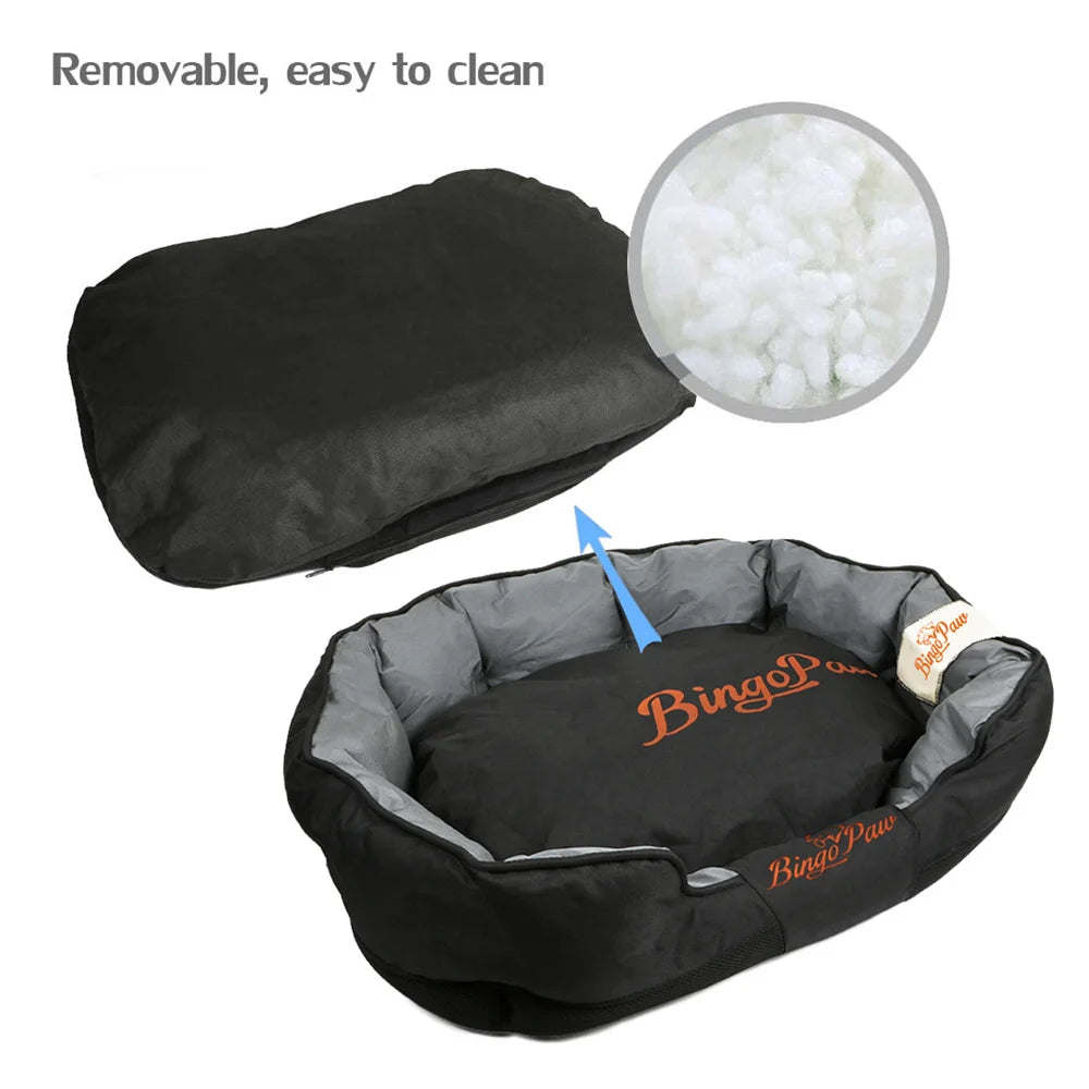 BORWART Orthopedic Waterproof Dog Bed With Removable Washable Cover