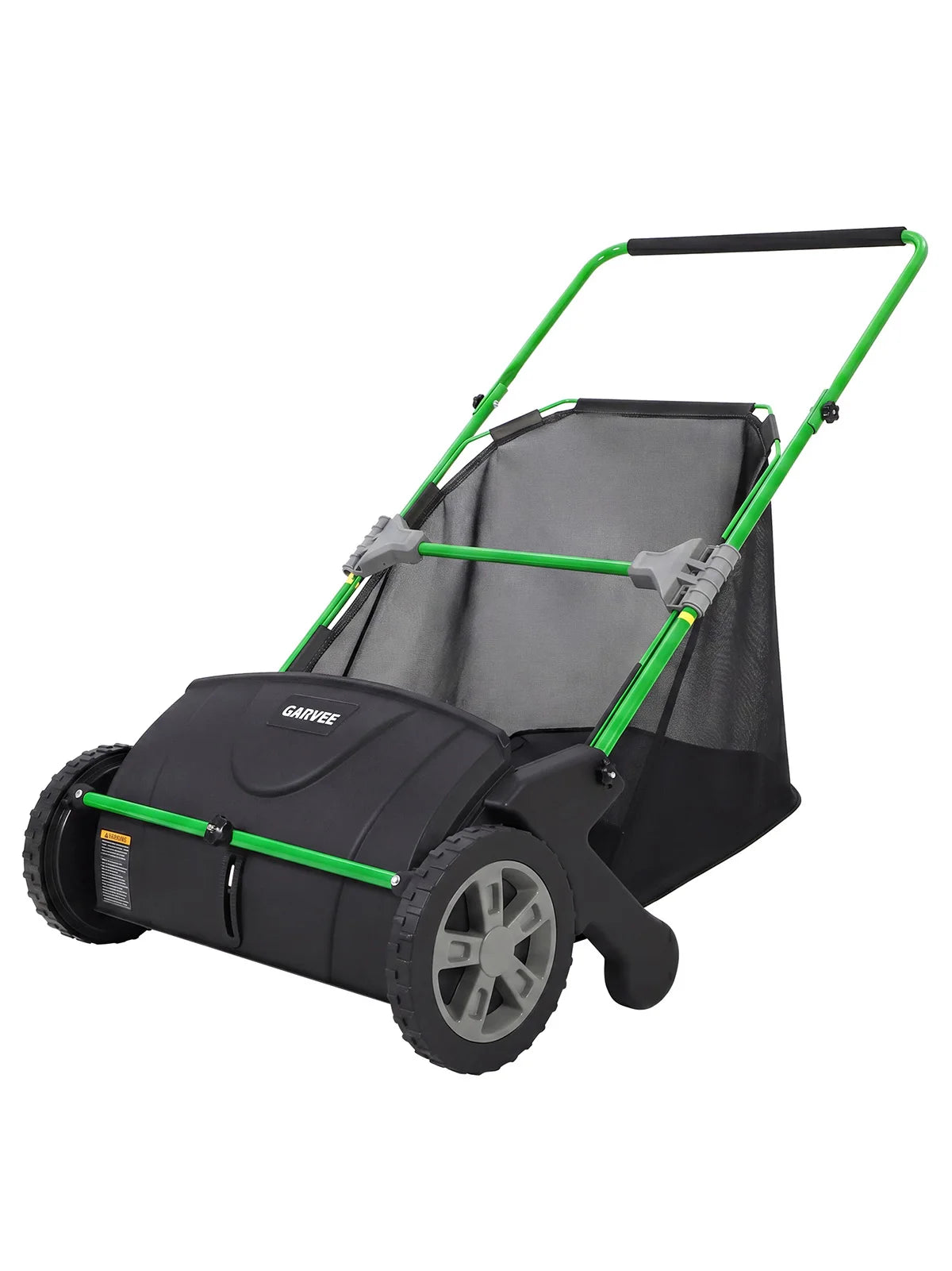 HiMiss Manual Push Lawn Leaf Sweeper For Yard Cleanup