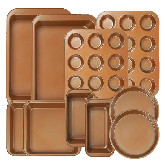 Koomade Nonstick Carbon Steel Bakeware Set Dishwasher Safe