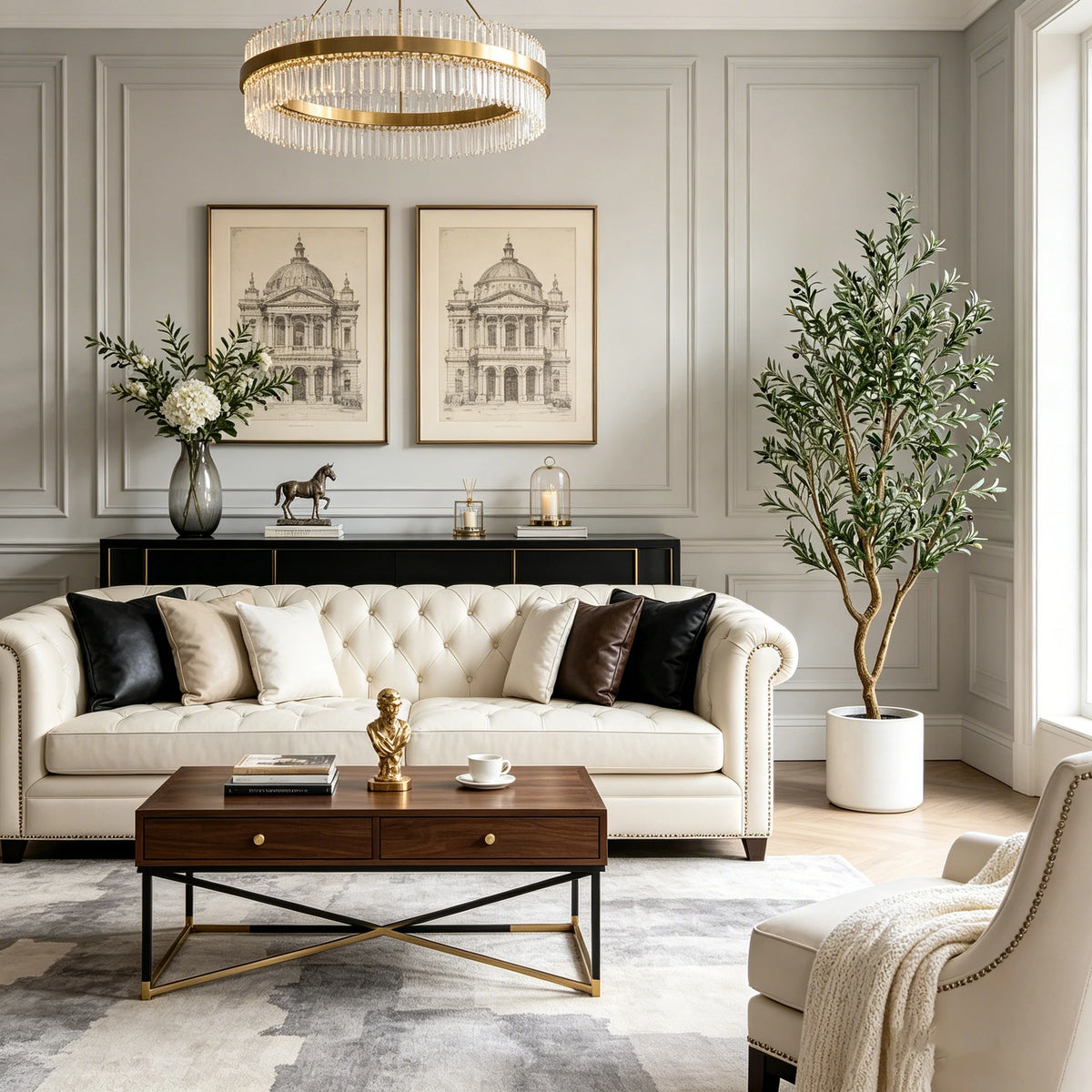Olitree Artificial Olive Tree With Indoor Pot And Lifelike Fruits