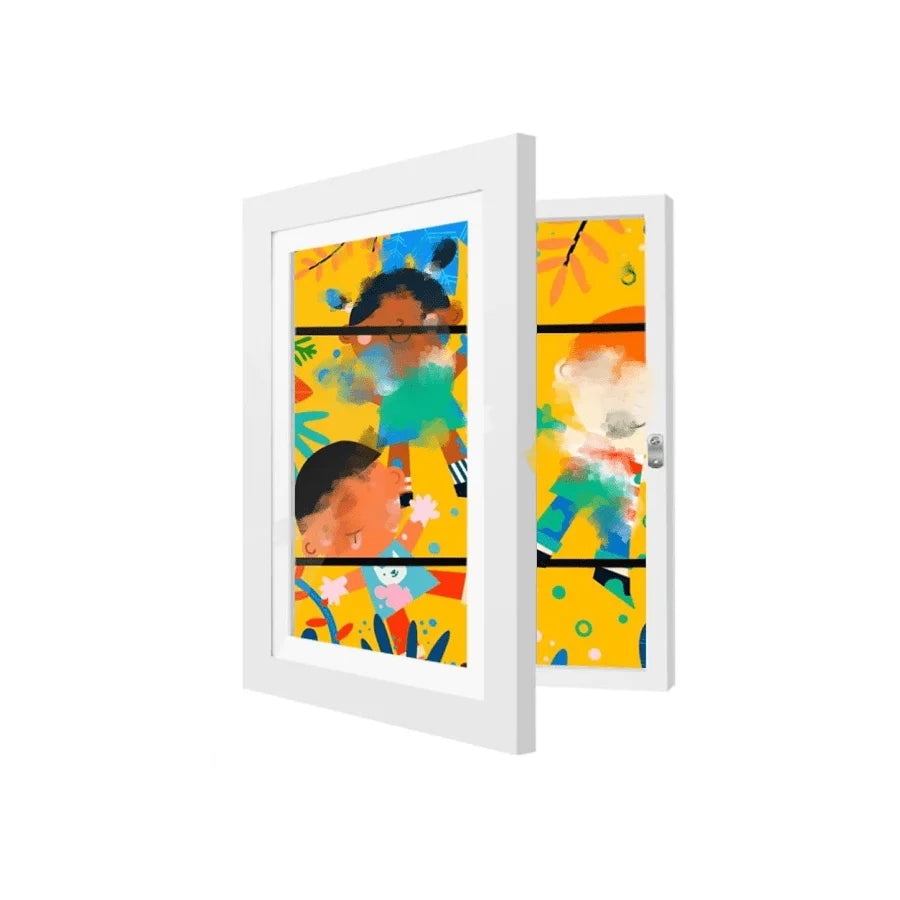 Foldable Magnetic Art Display Frame For Children Drawings And Photos