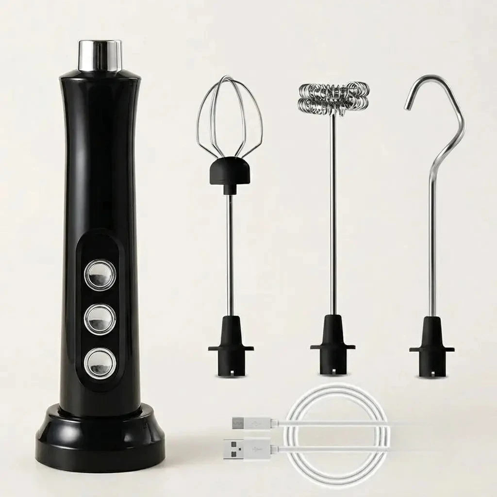 Stonego Rechargeable Milk Frother Handheld Electric Foam Maker