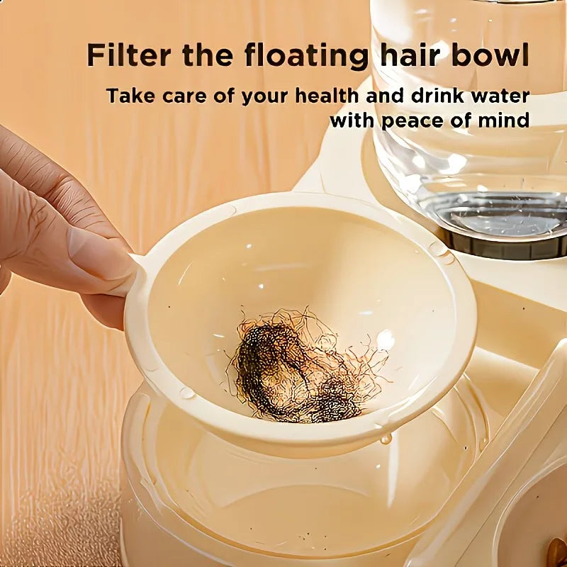 2-in-1 Pet Feeder And Water Dispenser For Cats And Dogs