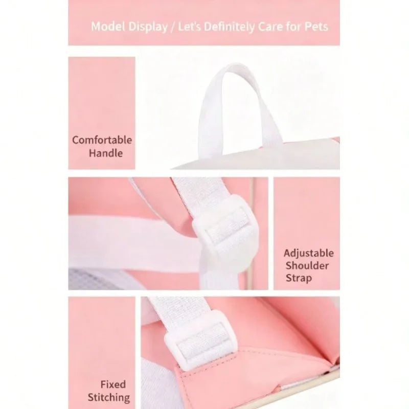 Foldable Breathable Cat Backpack Carrier For Airline Travel
