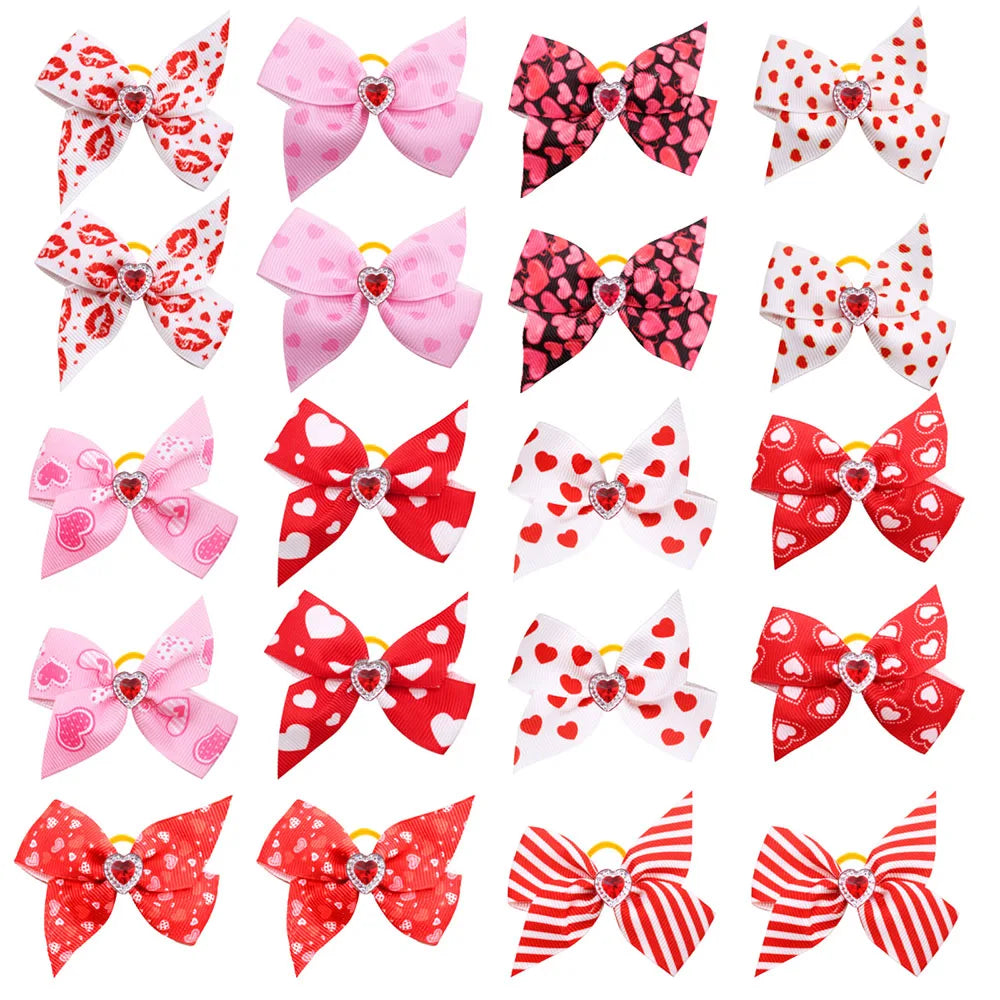 Senniea Decorative Puppy Hair Bows For Dogs And Cats