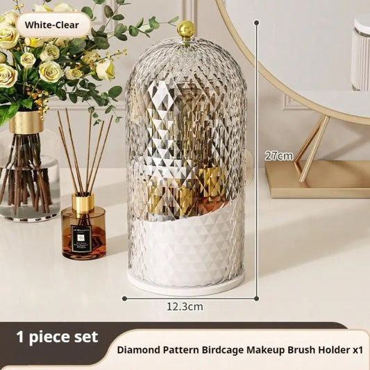 Rotating Versatile Cosmetic Makeup Brush Storage Organizer Holder