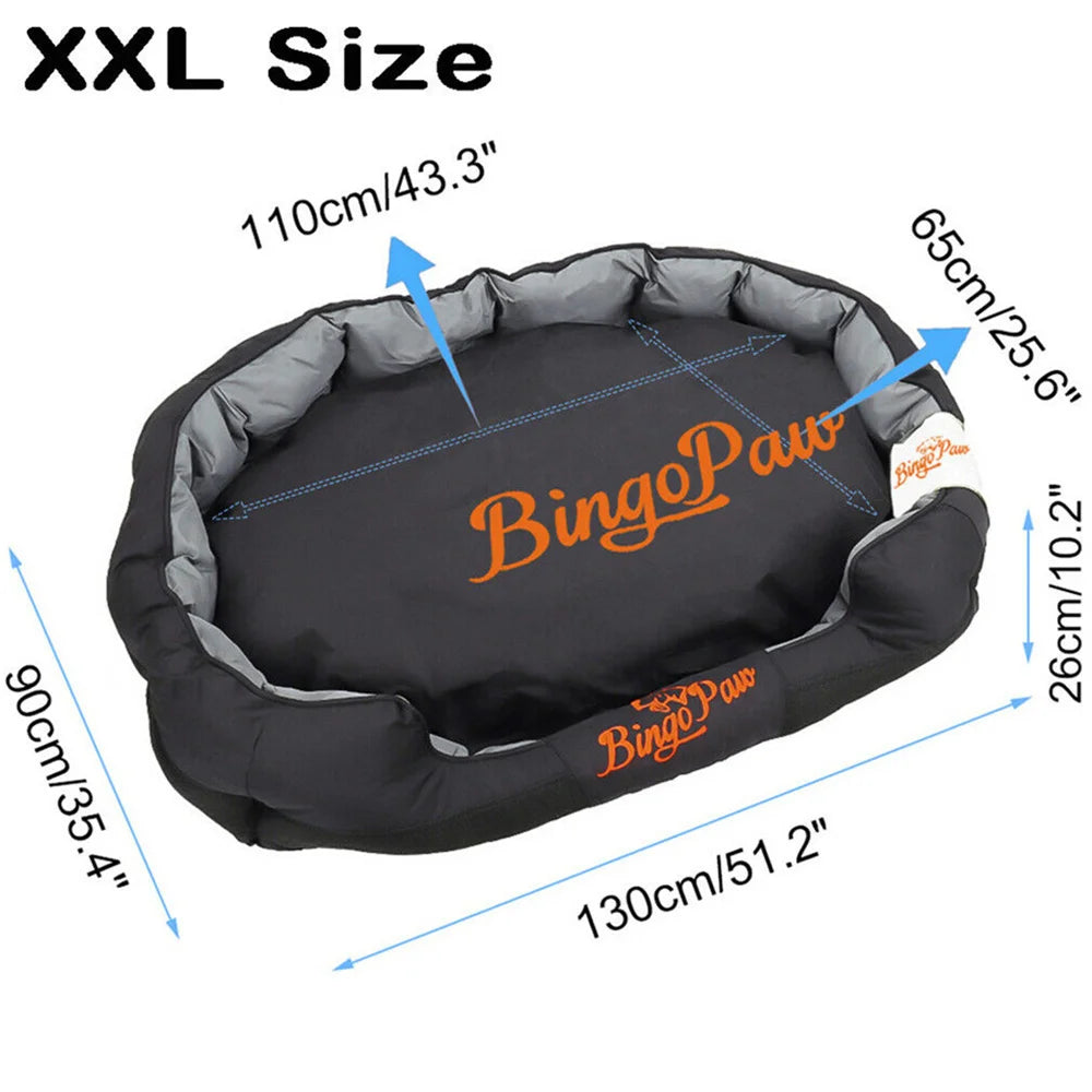 BORWART Orthopedic Waterproof Dog Bed With Removable Washable Cover