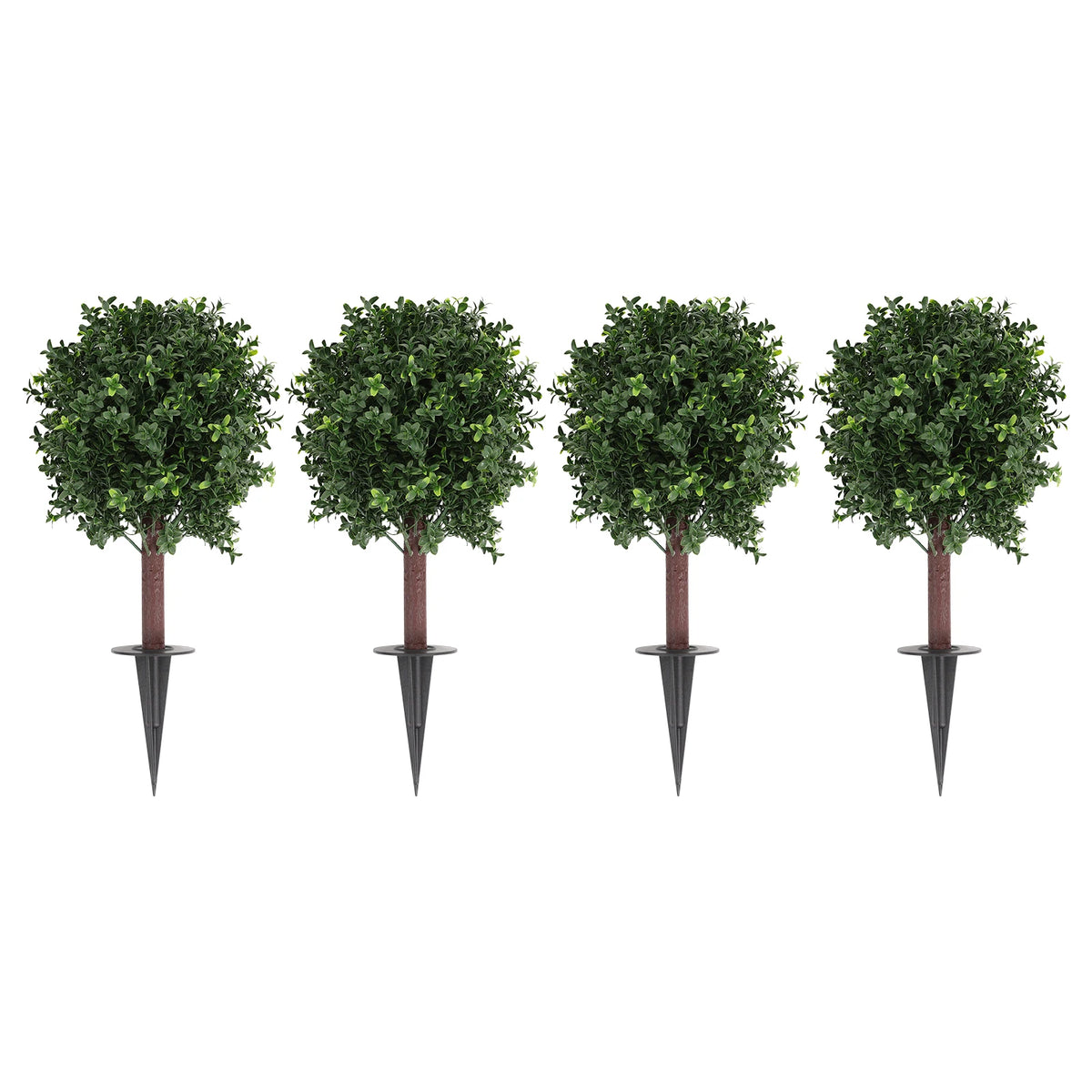 Premium Artificial Boxwood Topiary Ball Trees For Outdoor Gardens