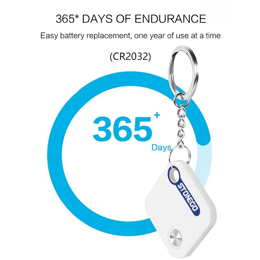 STONEGO Bluetooth GPS Tracker for Keys, Pets and Luggage Locator