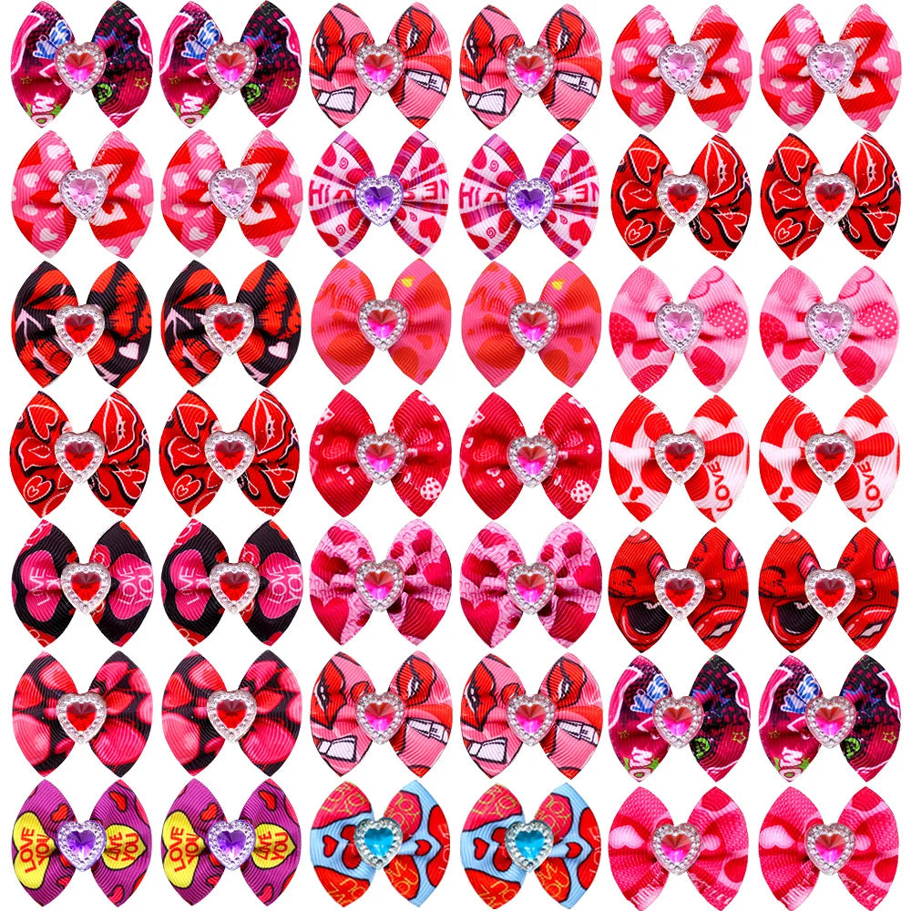 Senniea Decorative Puppy Hair Bows For Dogs And Cats