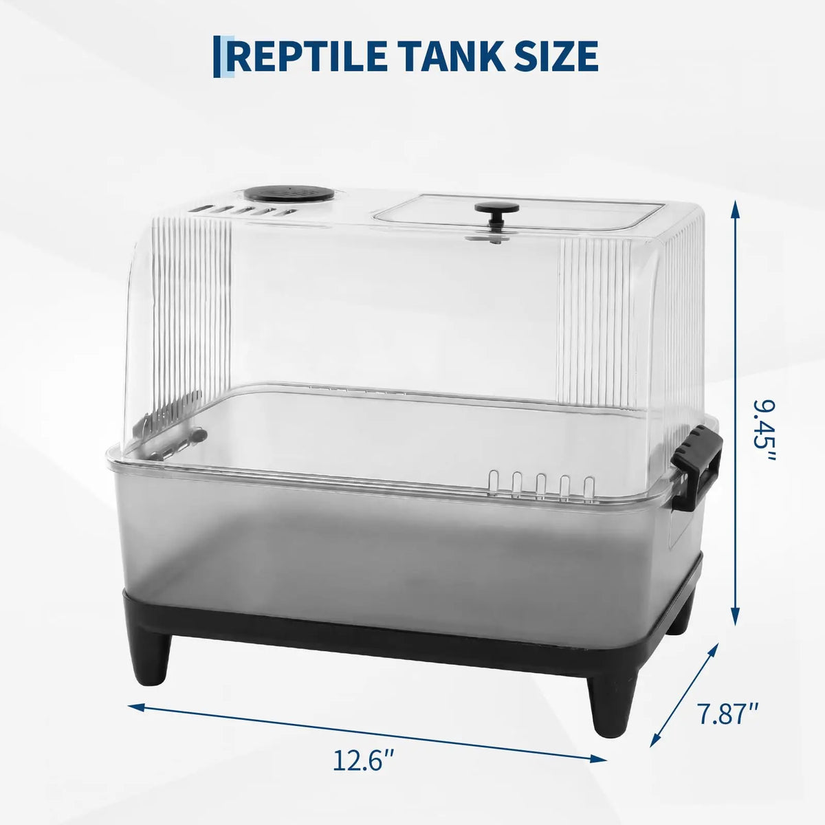 MeterMall Reptile Terrarium Starter Kit With Heating Pad And Hideout