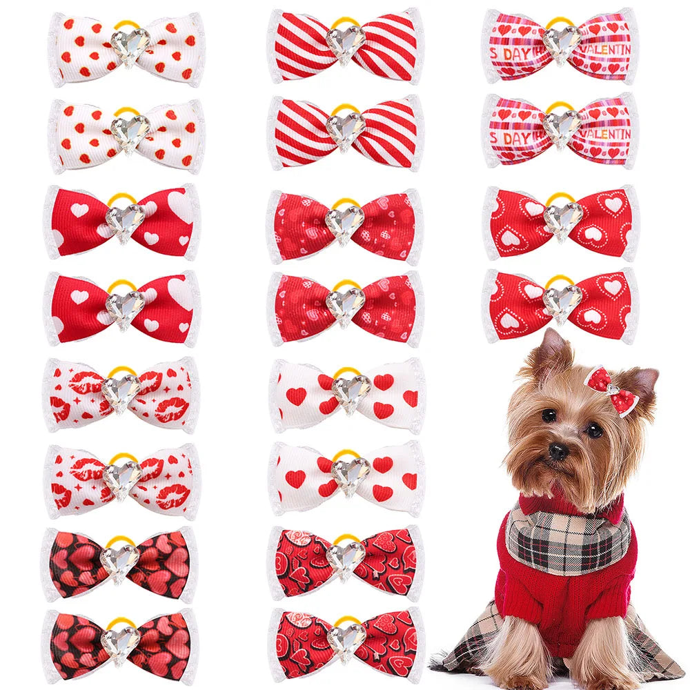 Senniea Decorative Puppy Hair Bows For Dogs And Cats
