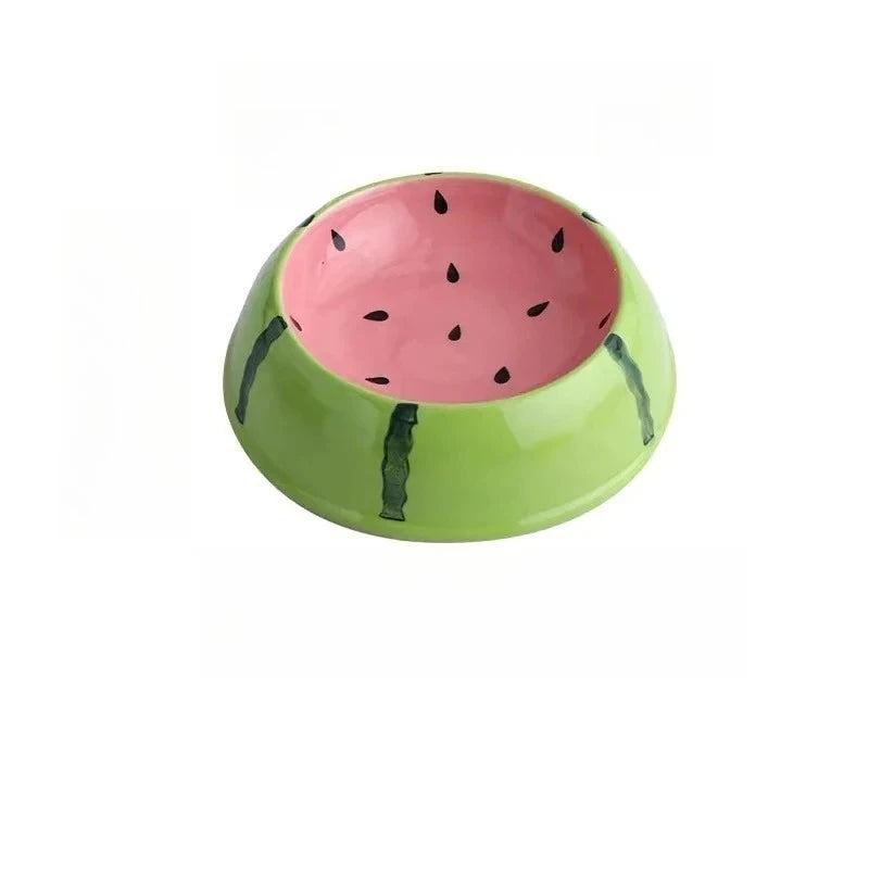 Rounded Slow Feeder Bowl For Cats And Dogs Pet Feeding