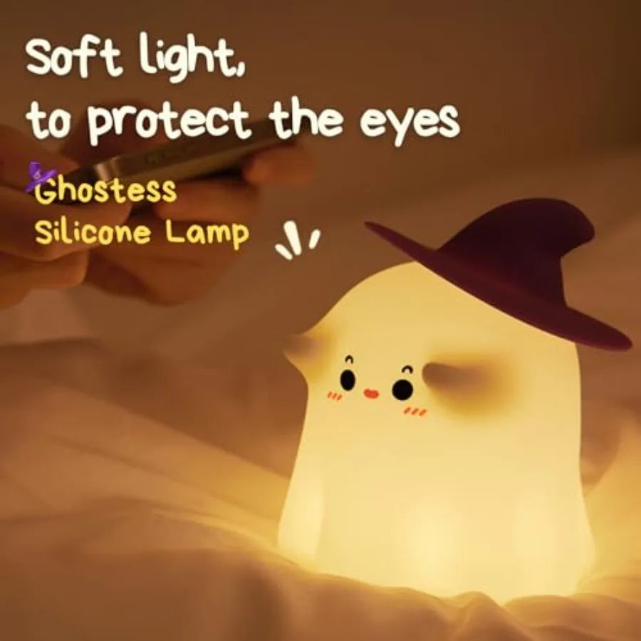 Rechargeable Silicone Decorative Night Lamp With Three Brightness Modes