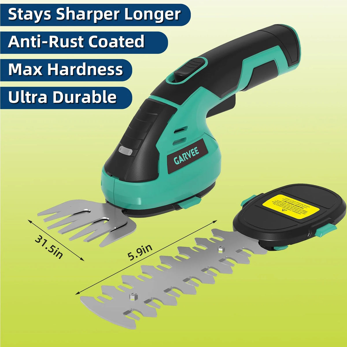 HiMISS Rechargeable 2 In 1 Cordless Grass Trimming Tool