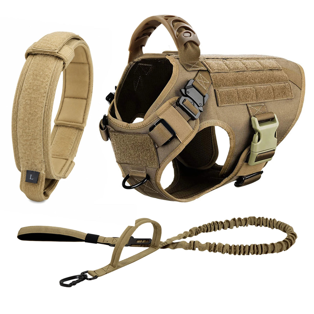 PETRAVEL Padded Dog Harness And Leash Set For Training