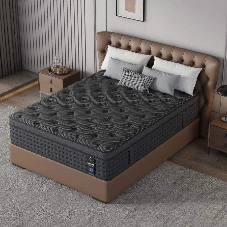 Memory Foam Pocket Spring Mattress Combines Gel For Pressure Relief